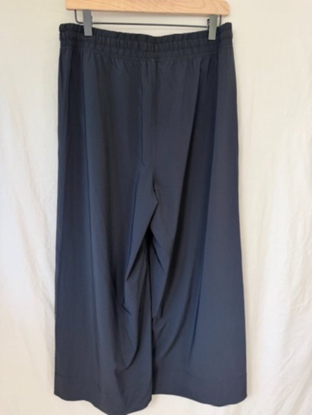 CRZ YOGA Wide Leg Cropped Pants Black Pull On Stretch XL - Picture 2 of 7